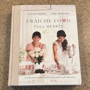 Fraîche Food Full Hearts Cookbook - Blush Pink Cover